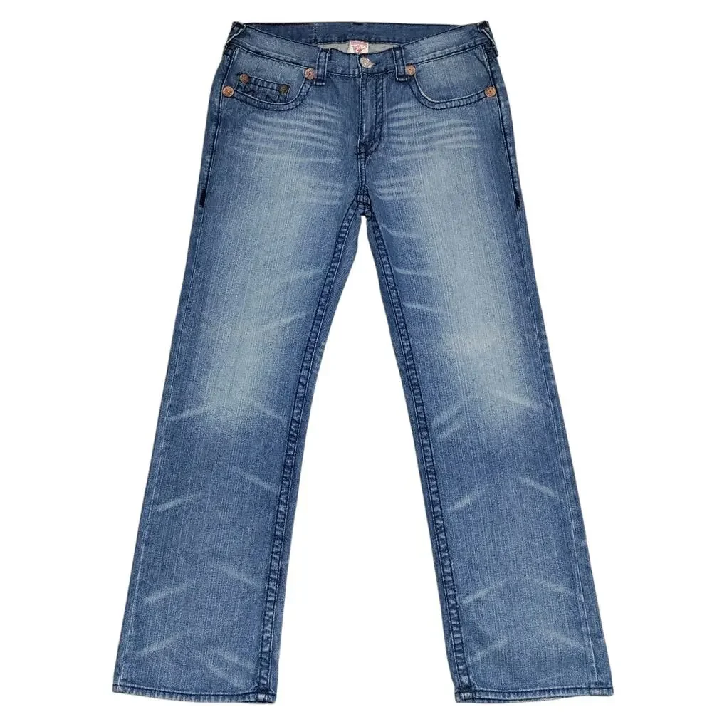 Vintage True Religion Bobby Super T Blue Denim Men’s Size 38 x‎ 34 Made In USA